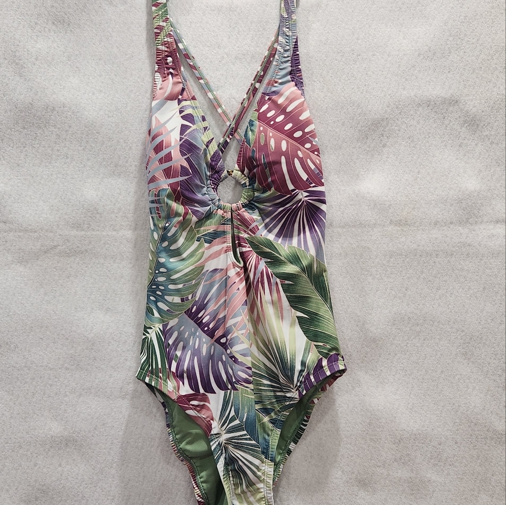 🆕️ Bleu Rod Beattie Tropical Multi-color Swimsuit - Picture 3 of 12